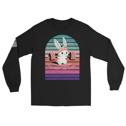 Bunny Squating - Long Sleeve Shirt  | TheShirtfather