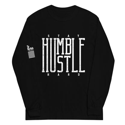 Stay Humble Hustle Hard (2) - Long Sleeve Shirt | TheShirtfather