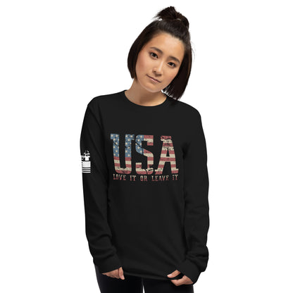 USA -  Long Sleeve Shirt | TheShirtfather