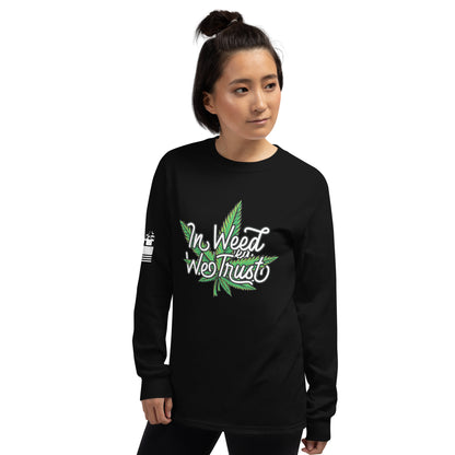 In Weed We Trust - Long Sleeve Shirt | TheShirtfather