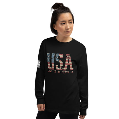 USA -  Long Sleeve Shirt | TheShirtfather