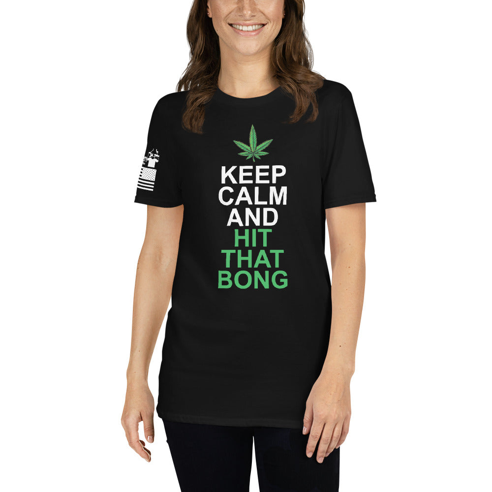Keep Calm and hit the Bong - Basic T-Shirt (unisex) | TheShirtfather