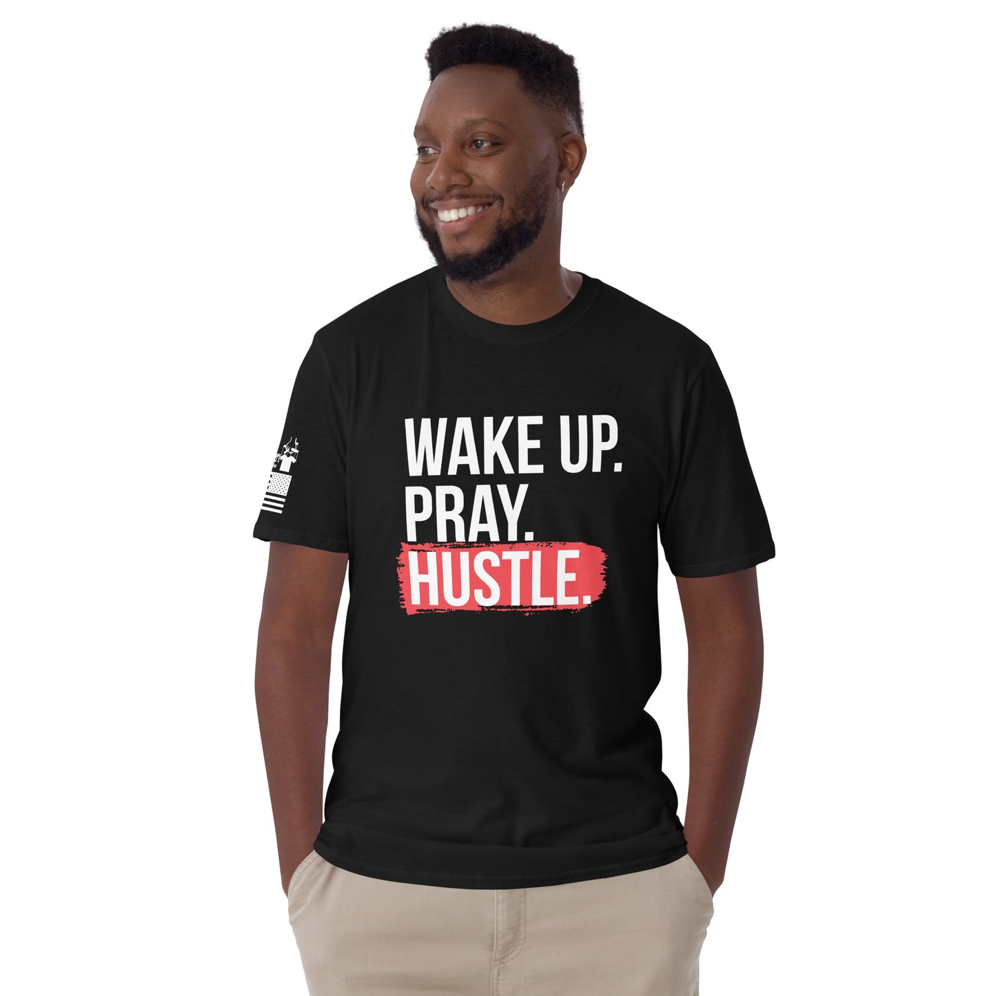 Wake up, Pray, Hustle - Basic T-Shirt (unisex) | TheShirtfather