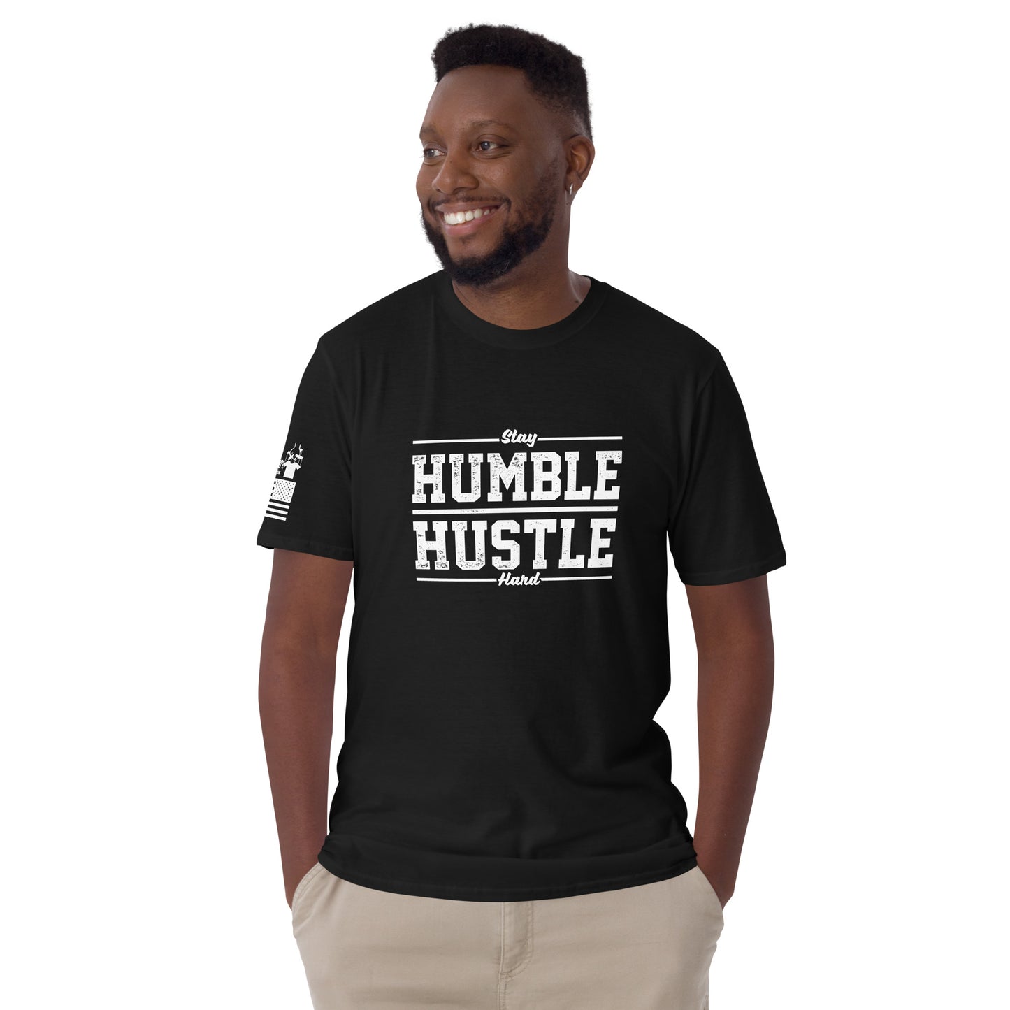 Stay Humble Hustle Hard (3) - Basic T-Shirt (unisex) | TheShirtfather