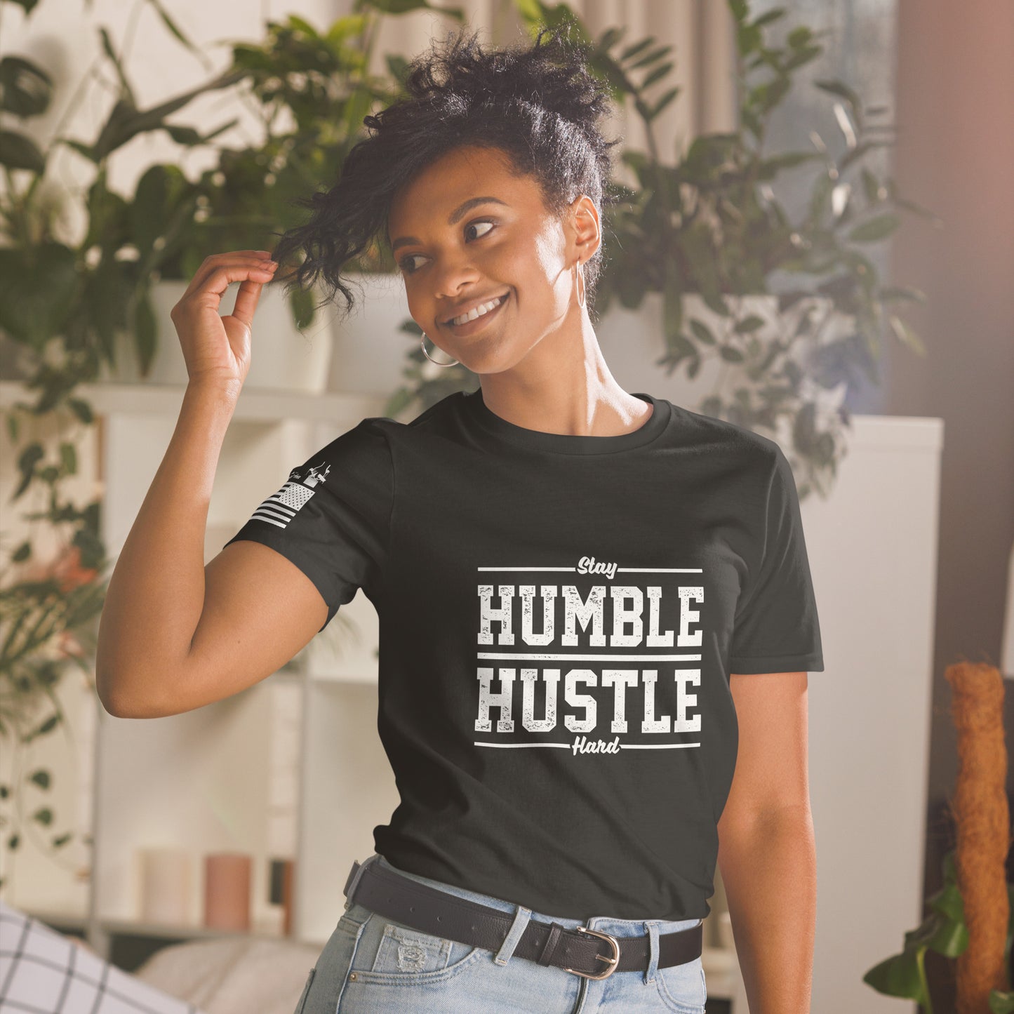 Stay Humble Hustle Hard (3) - Basic T-Shirt (unisex) | TheShirtfather
