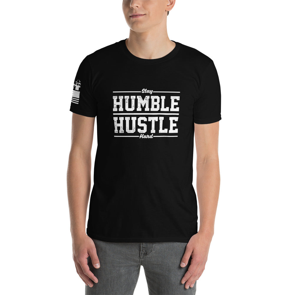 Stay Humble Hustle Hard (3) - Basic T-Shirt (unisex) | TheShirtfather