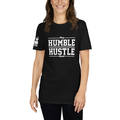 Stay Humble Hustle Hard (3) - Basic T-Shirt (unisex) | TheShirtfather