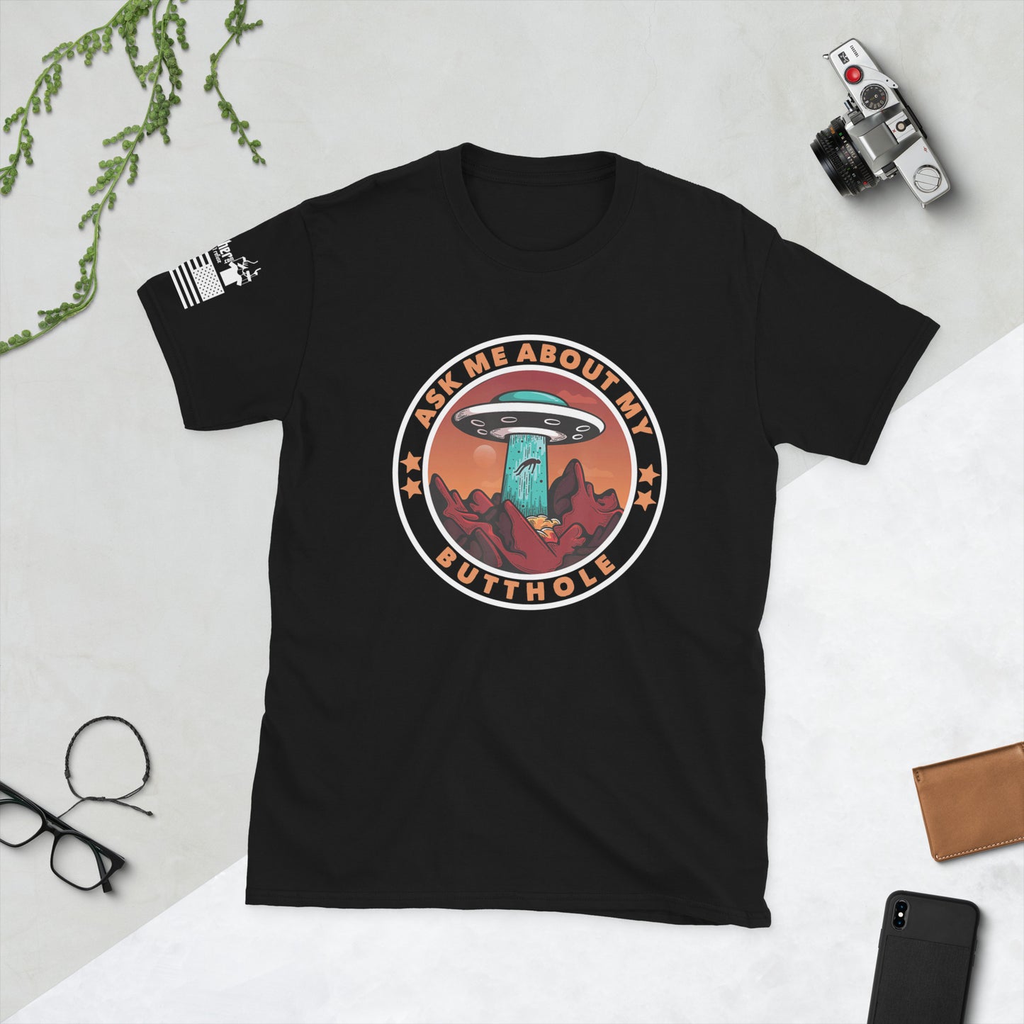 Ask me about my Butthole - Basic T-Shirt (unisex) | TheShirtfather