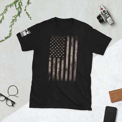 Desert Camo Flag - Basic T-Shirt (unisex) | TheShirtfather