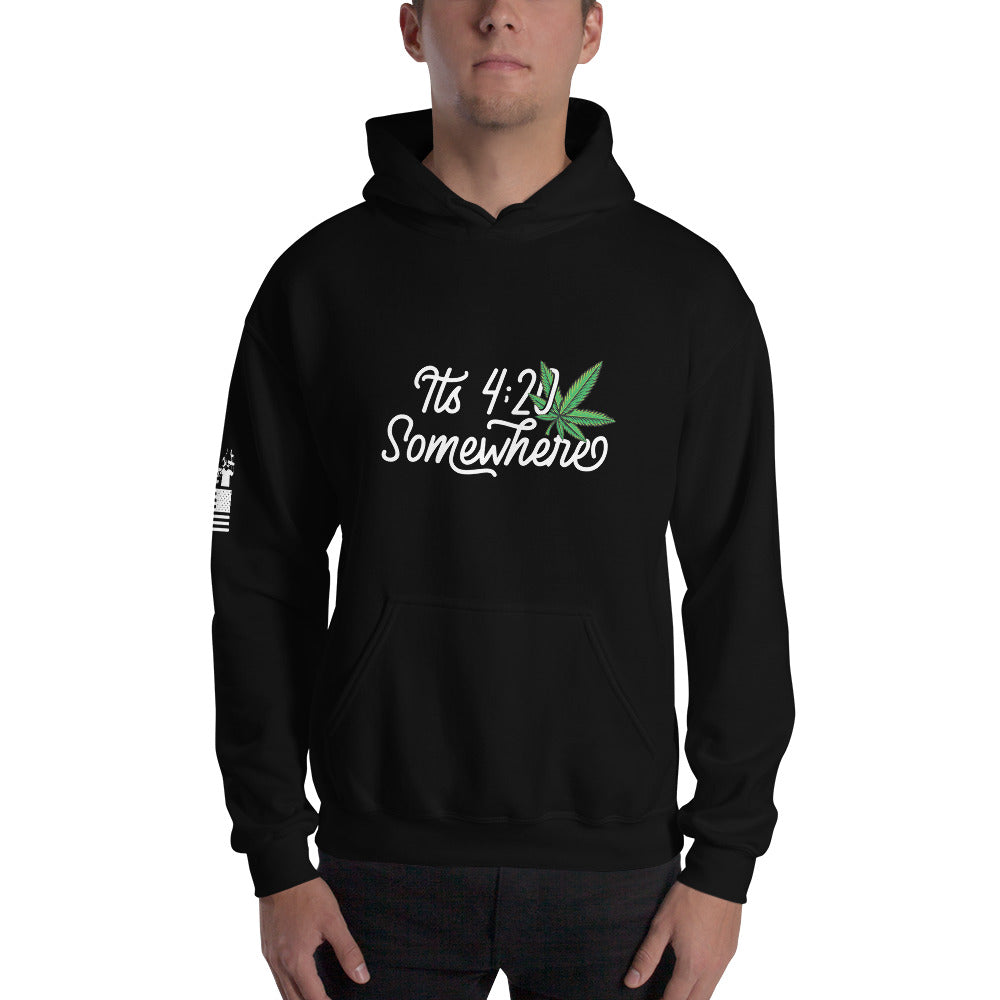 It's 420 somewhere - Hoodie (unisex) | TheShirtfather