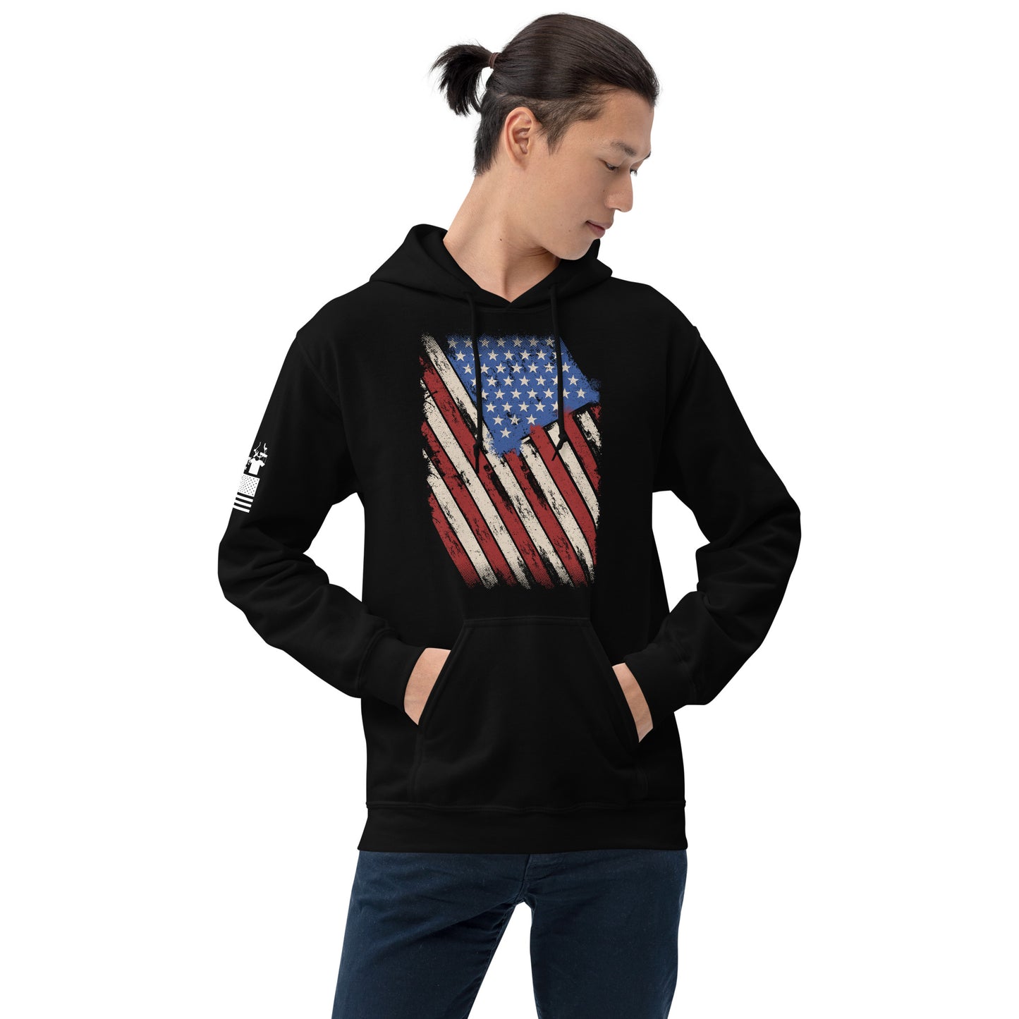 US Flag - Hoodie (unisex) | TheShirtfather