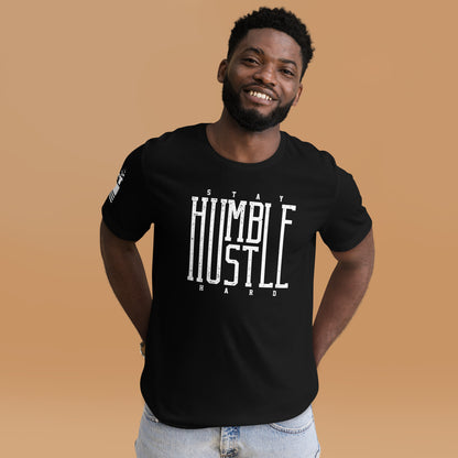 Stay Humble Hustle Hard (2) - Premium T-Shirt (unisex) | TheShirtfather