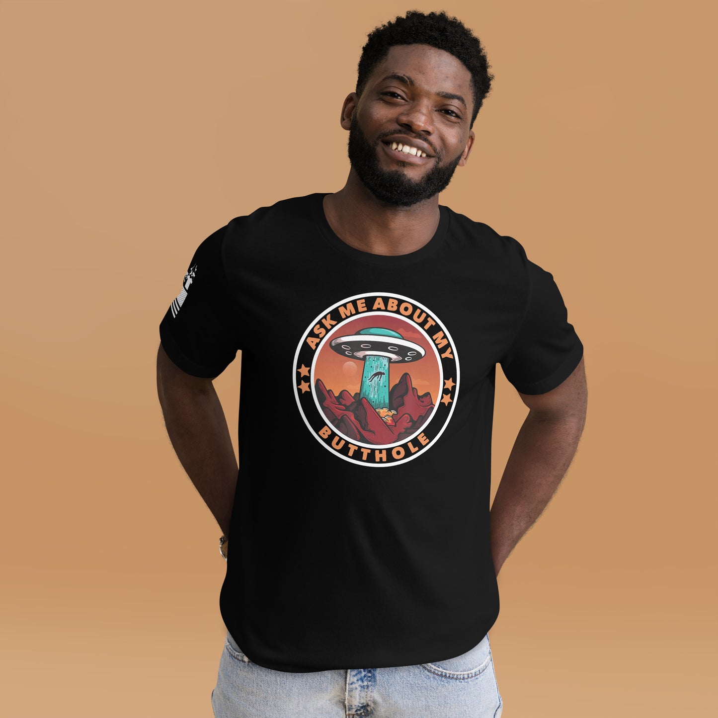 Ask me about my Butthole - Premium T-Shirt (unisex) | TheShirtfather