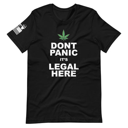 Don't panic it's legal here - Premium T-Shirt (unisex) | TheShirtfather