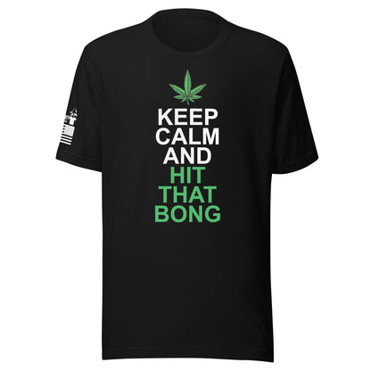 Keep Calm and hit the Bong - Premium T-Shirt (unisex) | TheShirtfather
