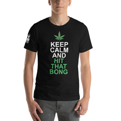 Keep Calm and hit the Bong - Premium T-Shirt (unisex) | TheShirtfather