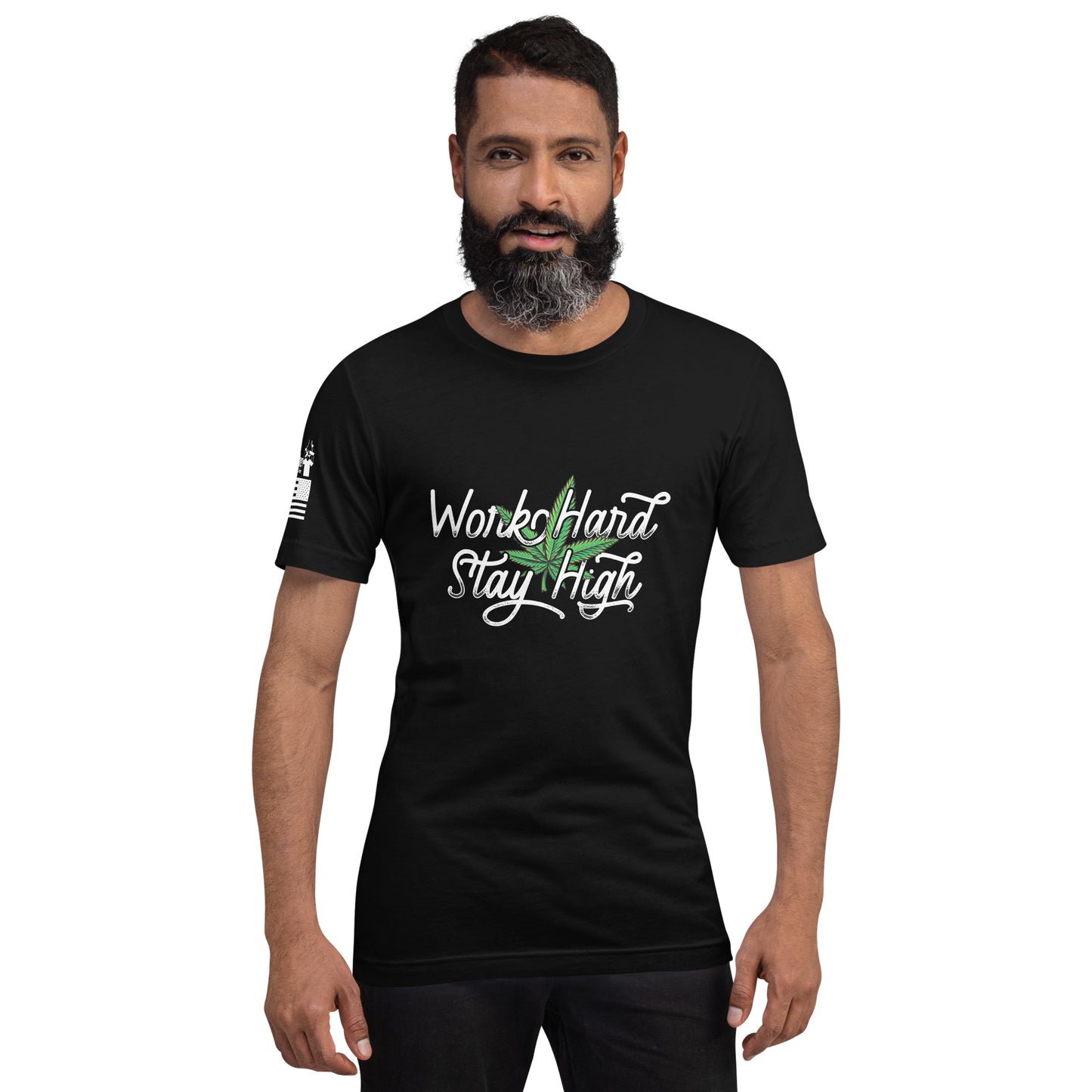 Work Hard Stay High - Premium T-Shirt | TheShirtfather