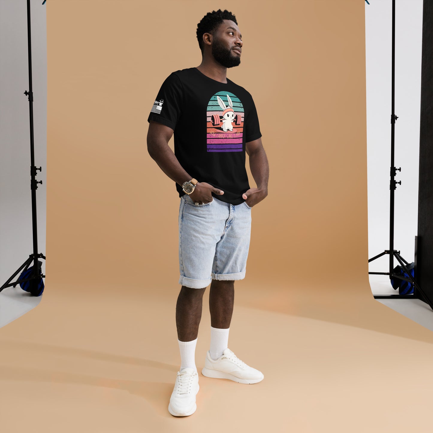 Bunny Squating - Premium T-Shirt (unisex) | TheShirtfather
