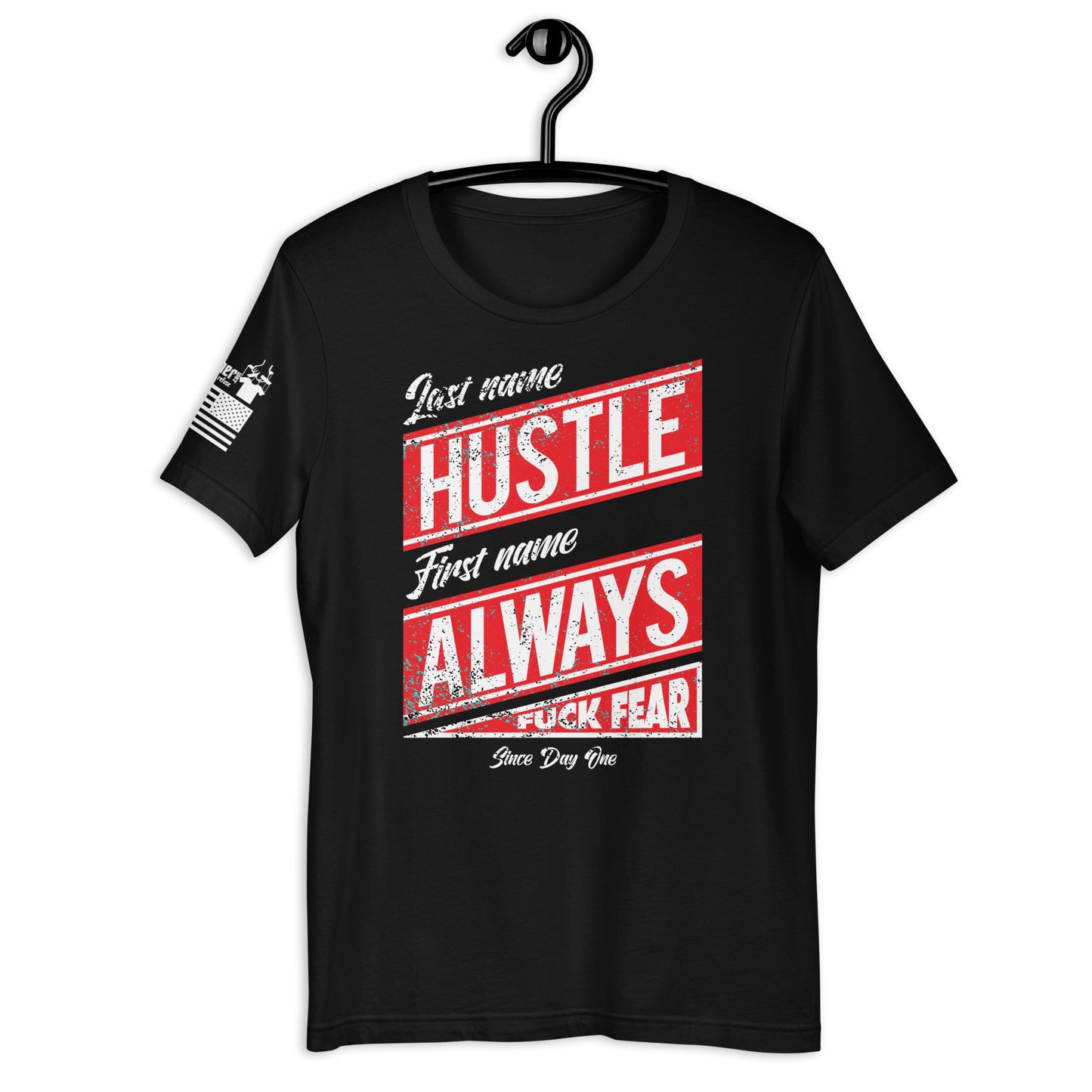 Last Name Hustle - Premium T-Shirt (unisex) | TheShirtfather