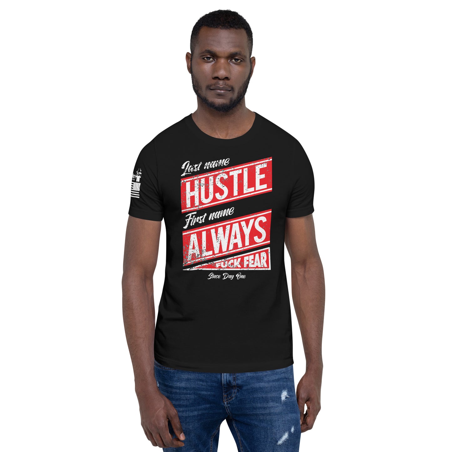 Last Name Hustle - Premium T-Shirt (unisex) | TheShirtfather
