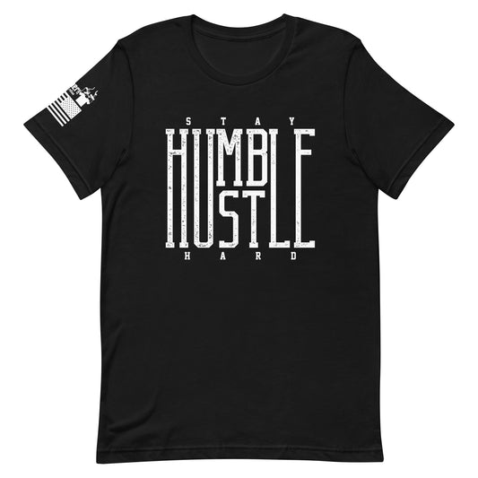 Stay Humble Hustle Hard (2) - Premium T-Shirt (unisex) | TheShirtfather