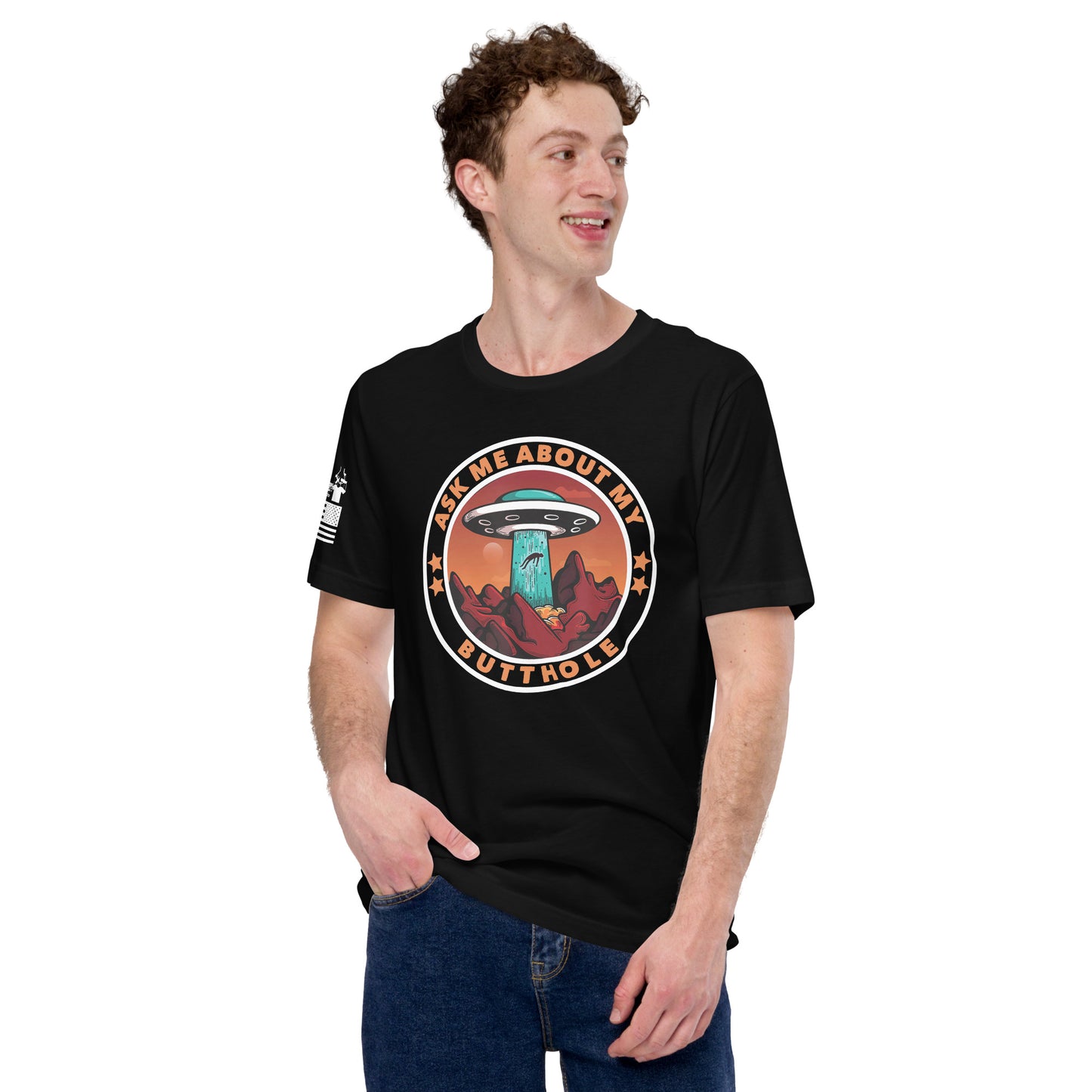 Ask me about my Butthole - Premium T-Shirt (unisex) | TheShirtfather