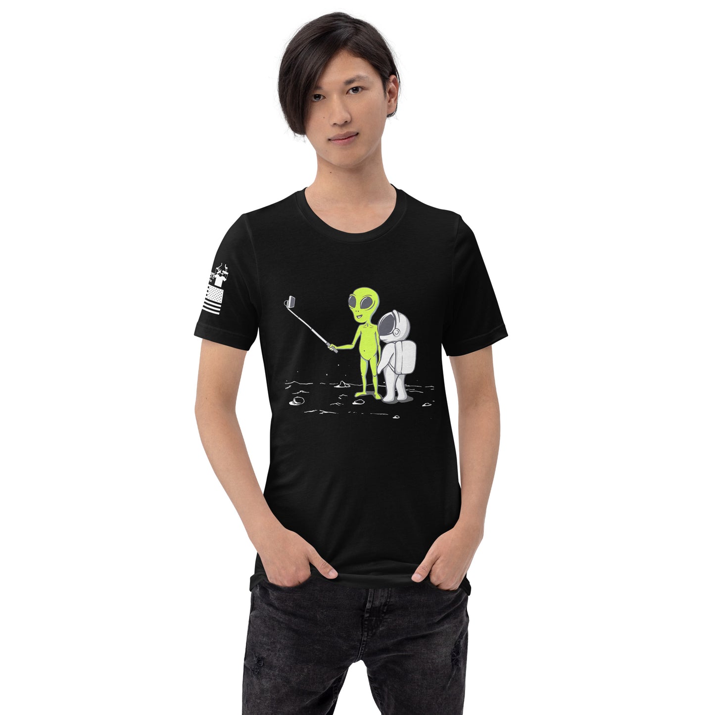 Alien Selfie - Premium T-Shirt (unisex) | TheShirtfather