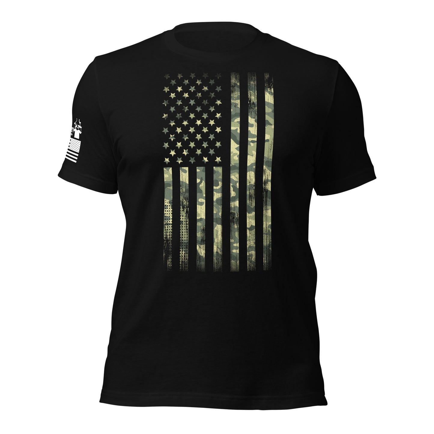 Camo USA Flag - Premium T-Shirt (unisex) | TheShirtfather