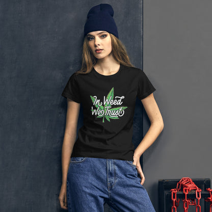 In Weed we Trust - Women's T-Shirt | TheShirtfather