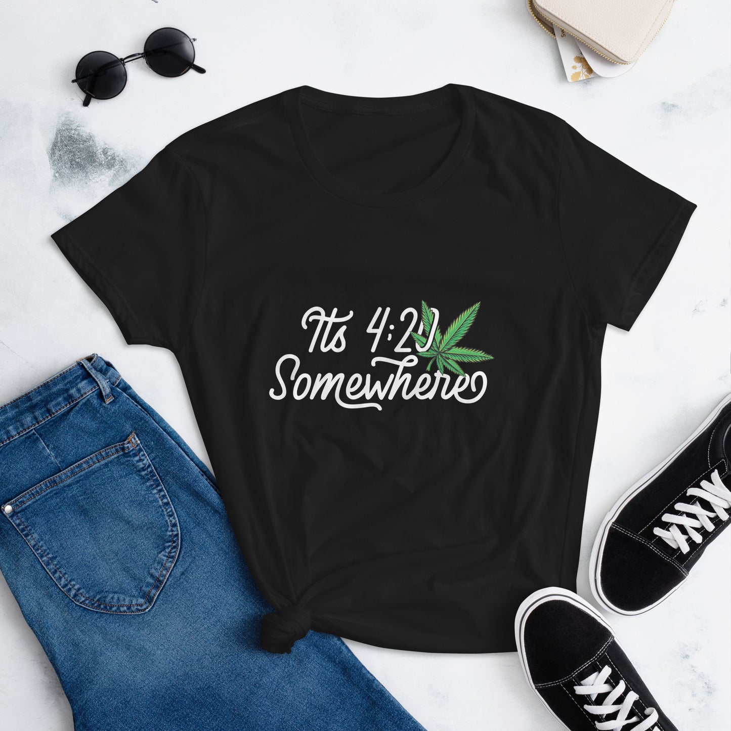 It's 420 somewhere - Women's T-Shirt | TheShirtfather