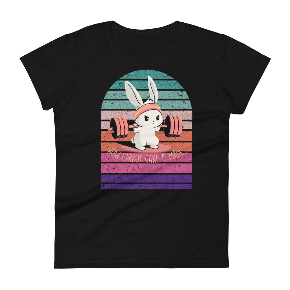 Bunny Squating - Women's T-Shirt | TheShirtfather