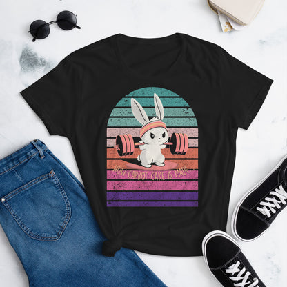 Bunny Squating - Women's T-Shirt | TheShirtfather